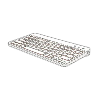 Clavier sans fil générique